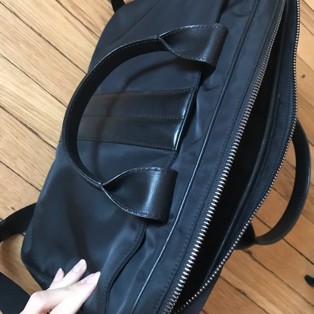 TOD’S Soft Leather Trim Work Bag